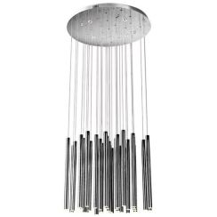 MaxLight Organic Chrom lampe suspendue x3 W chrome P0175D