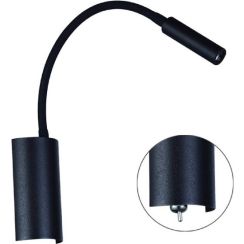 Open Design Nuto applique murale 1x3 W noir OR81718