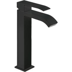 Tres Cuadro Exclusive mitigeur de lavabo sur pied noir 006.610.01.NM
