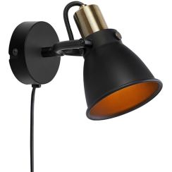 Markslöjd Alton applique murale 1x40 W noir 107856