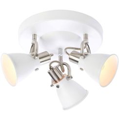 Markslöjd Alton plafonnier 3x40 W blanc 107855