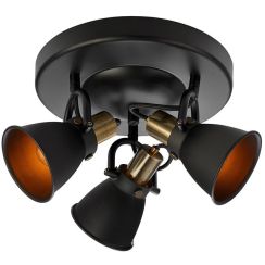Markslöjd Alton plafonnier 3x40 W noir 107854