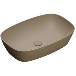 Catalano Green lavabo 60x40 cm ovale à poser marron/beige 160APGRLXMS