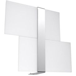 Sollux Lighting Massimo applique murale 2x40 W blanc-chrome SL.0187