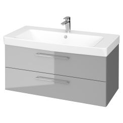 Cersanit Mille lavabo avec meuble 101 cm grise S801-332-DSM
