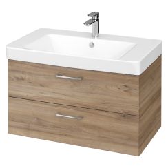 Cersanit Mille lavabo avec meuble 81 cm noyer S801-339-DSM