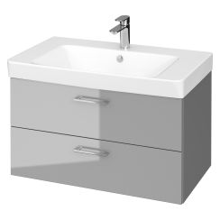 Cersanit Mille lavabo avec meuble 81 cm grise S801-340-DSM