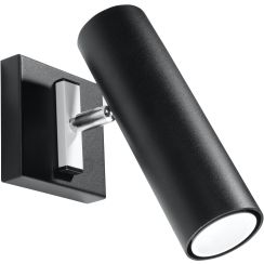 Sollux Lighting Direzione applique murale 1x6 W noir SL.0498