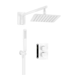 Deante Box ensemble de douche encastré avec thermostat blanc BXYZAECT