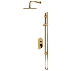 Cersanit Inverto ensemble de douche encastré doré S952-007