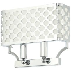 Open Design Verno applique murale 2x12 W blanc-chrome OR84597
