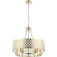 Open Design Verno lampe suspendue 6x12 W blanc-doré OR84382