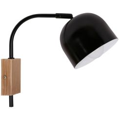 Candellux Rupi applique murale 1x40 W noir 21-76687