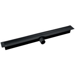 Laveo Slim drain de douche 70 cm noir COS770D
