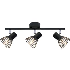 Candellux Fly plafonnier 3x40 W noir 93-61911