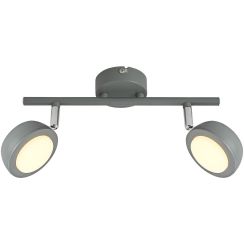 Candellux Mild plafonnier 2x6 W gris 92-66749