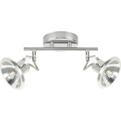 Candellux Moon plafonnier 2x3.5 W chrome 92-28082