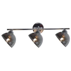 Kaja Hornet plafonnier 3x40 W chrome-gris K-JSL-1306/3W