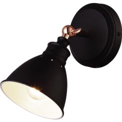 Kaja Watso Black applique murale 1x40 W noir K-8005W-1BK