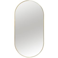 Ars Longa Scandi miroir 50x100 cm ovale doré SCANDI50100-Z