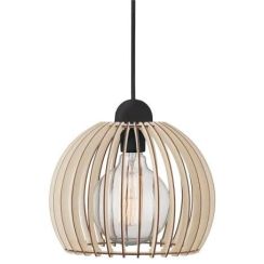 Nordlux Chino lampe suspendue 1x60 W bois 84823014