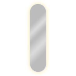 Baltica Design Tiny Border Pastille miroir 40x155 cm ovale avec éclairage blanc 5904107905617