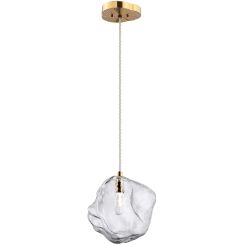 Zuma Line Rock lampe suspendue 1x40 W transparent-doré P0488-01B-U8AC