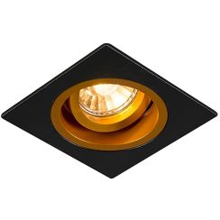 Zuma Line Chuck spot encastré 1x50 W noir-doré 92706-N