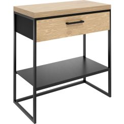 Baltica Design Elin armoire 75x43x75 cm sous-lavabo sur pied noir-chêne 5904107906492