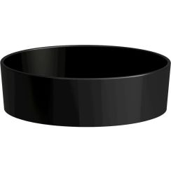 Laufen Kartell lavabo 42x42 cm ronde à poser noir mat H8123317161121