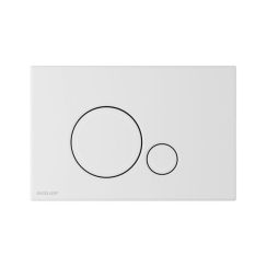 Excellent Ringo bouton de chasse d'eau pour WC blanc INEX.RI230.150.WH