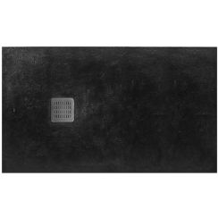 Roca Terran receveur de douche rectangulaire 120x80 cm noir AP1014B032001400