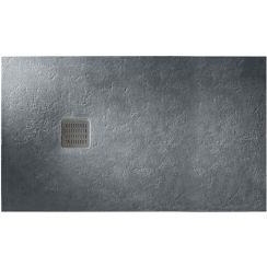 Roca Terran receveur de douche rectangulaire 180x70 cm gris AP1017082BC01200