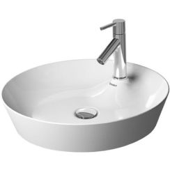 Duravit Cape Cod lavabo 48x48 cm ronde à poser blanc 2328483200