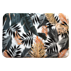 Hyggli tapis de bain 60x40 cm rectangulaire mélange de couleurs 70-052