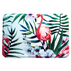 Hyggli tapis de bain 60x40 cm rectangulaire mélange de couleurs 70-055