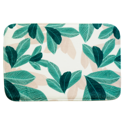 Hyggli tapis de bain 60x40 cm rectangulaire mélange de couleurs 70-058