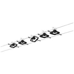 Paulmann Mac système de câbles 5x10 W noir 94290