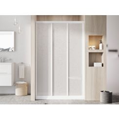 Ravak Supernova porte de douche 110 cm coulissant blanc brillant/polystyrène 00VD01R211