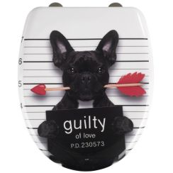 Wenko Guilty Dog abattant de wc à descente amortie 22405100