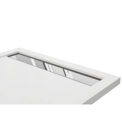 Polimat West New grille d'évacuation de douche 85.5 cm acier-chrome 00357