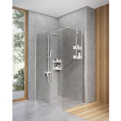 Set paroi de douche walk-in Deante Kerria Plus KTS_039P, paroi de douche walk-in Deante Kerria Plus KTS_038P