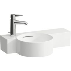 Laufen Val lavabo 55x31.5 cm semi-circulaire classique blanc H8152830001091