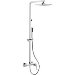 Besco Aspira ensemble de douche mural chrome BP-AN-CH