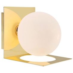 Markslöjd Zenit applique murale 1x18 W blanc-laiton 108085