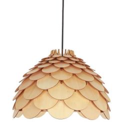 Light Prestige Burgo lampe suspendue 1x60 W bois LP-101335/1PS