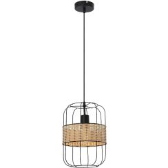 Rabalux Indiana lampe suspendue 1x40 W noir 5283