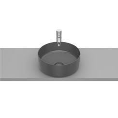 Roca Inspira lavabo 37x37 cm ronde à poser noir A327523640
