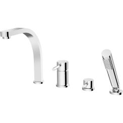 Besco Decco mitigeur bain-douche pour baignoire chrome BW-D4-CH