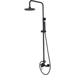 Besco Decco ensemble de douche mural oui noir BP-DIN-CZ